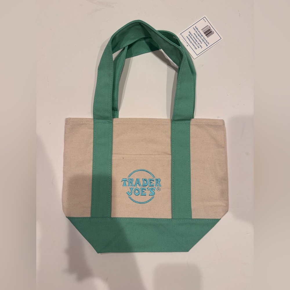Trader Joe’s Mini Tote Bag Green
